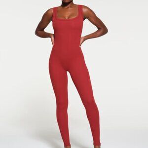 Skims Cotton Rib Tank Catsuit – Brick Multi, 2X (NWT)